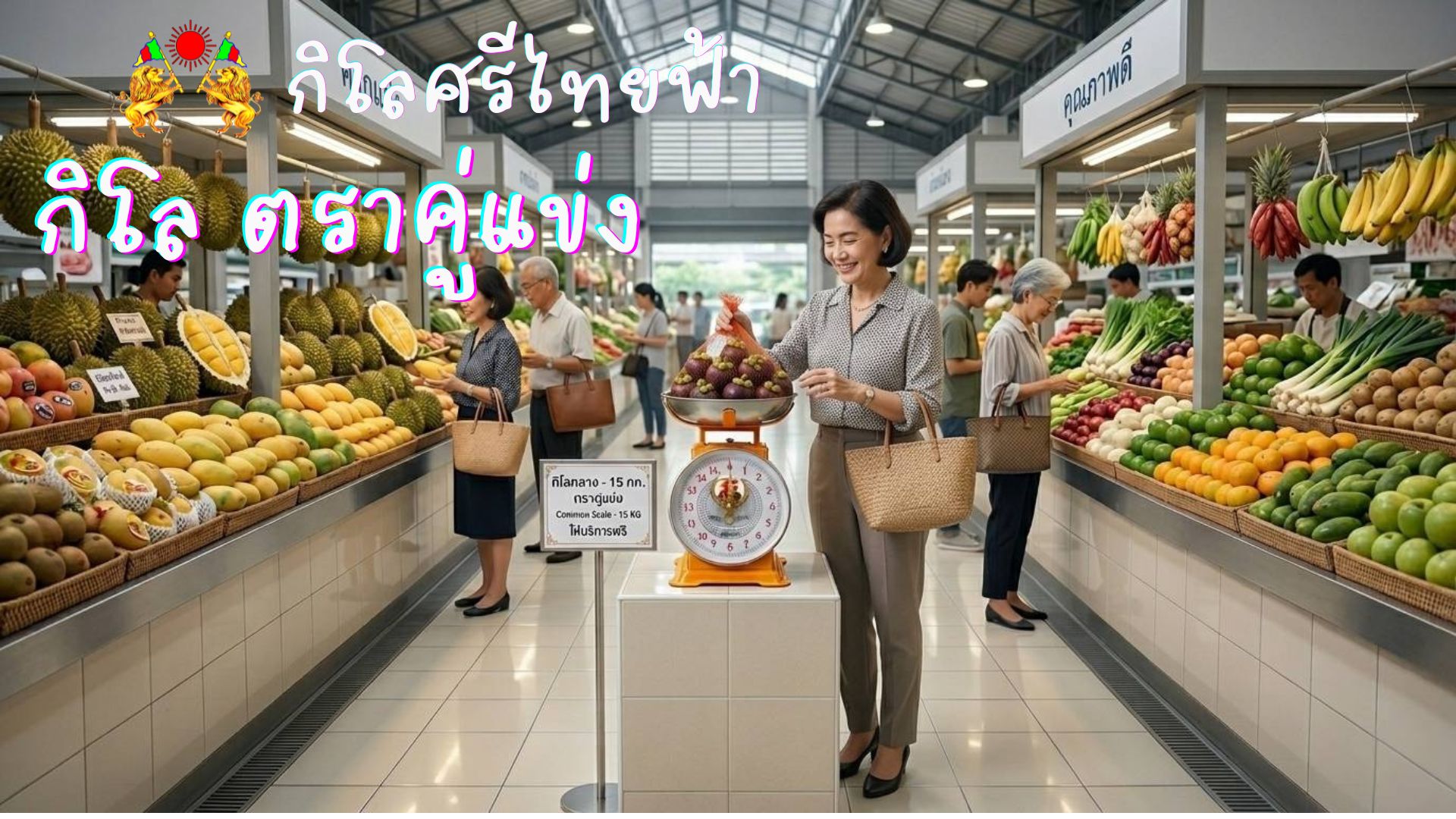 เจาะลึก “กิโลตราคู่แข่ง 15 กก.” เครื่องชั่งเกรด AAA ที่พ่อค้าแม่ค้าไว้วางใจ ทำไมต้องมีติดร้าน?